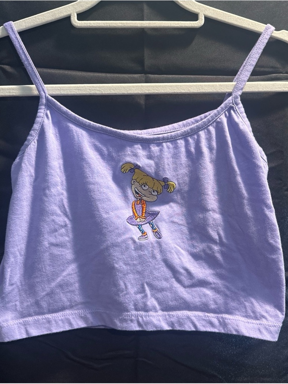Nickelodeon Lilac Logo Cotton Tank Top
